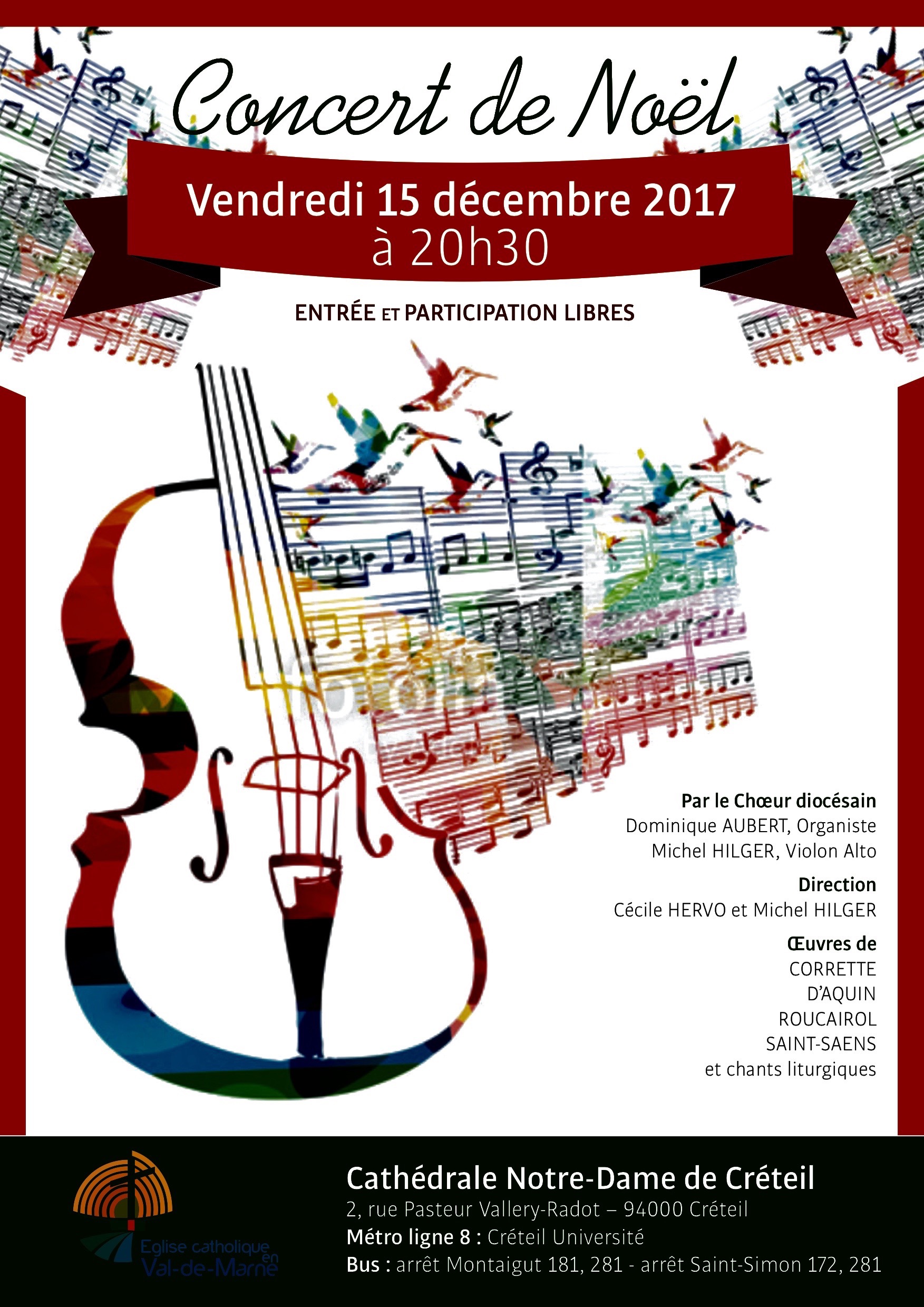 Affiche concert de Créteil