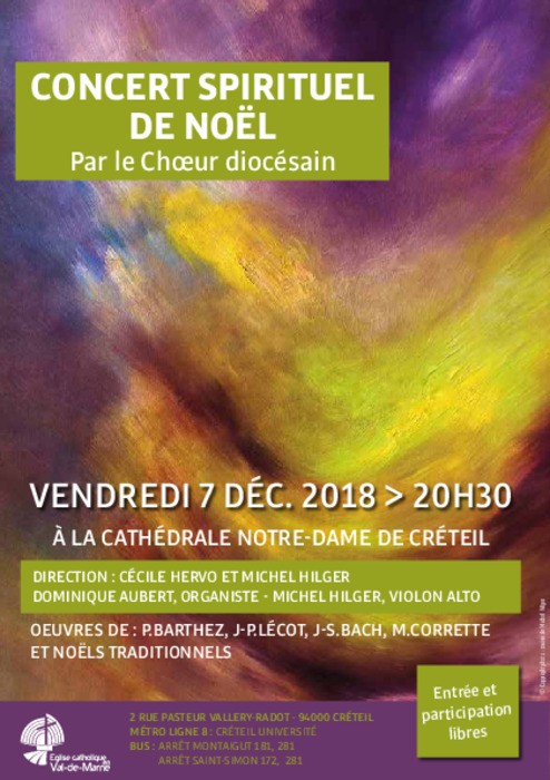 Affiche du concert