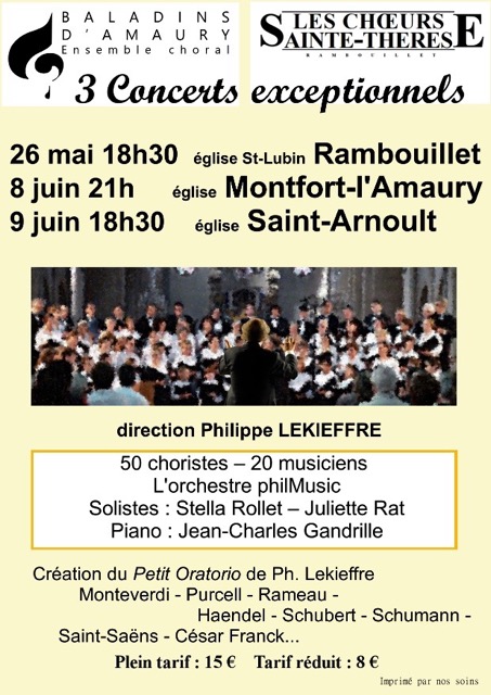 Affiche du concert